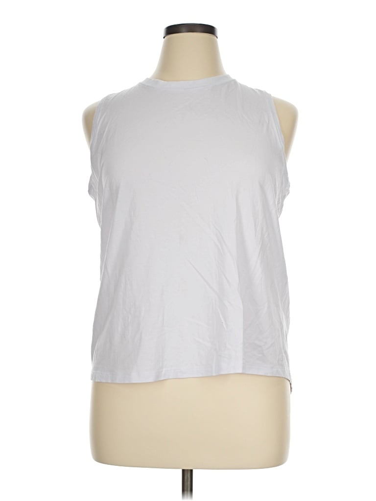 Pre-owned Calia Sleeveless T-shirt In Silver