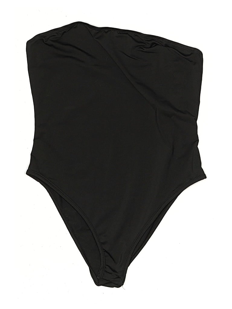 Pre-owned Shein Bodysuit In Black