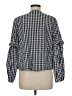 Splendid Blue Long Sleeve Blouse Size M - photo 2