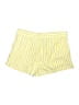 Gap 100% Cotton Stripes Yellow Shorts Size Lg Petite - photo 1