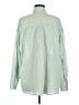 Zara Stripes Green Long Sleeve Button-Down Shirt Size M - photo 2