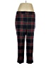 Talbots Plaid Red Casual Pants Size 16 (petite) - photo 1