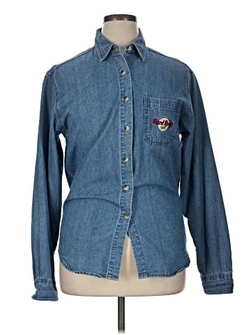 Hard Rock Cafe Long Sleeve Button-Down Shirt (view 1)