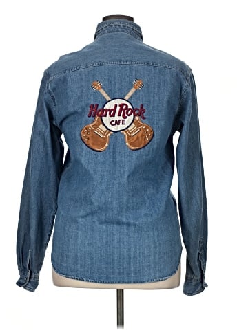 Hard Rock Cafe Long Sleeve Button-Down Shirt (view 2)