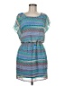 City Triangles 100% Polyester Print Teal Casual Dress Size M - photo 1