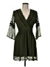Zara Basic 100% Polyester Green Casual Dress Size M - photo 1