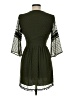 Zara Basic 100% Polyester Green Casual Dress Size M - photo 2