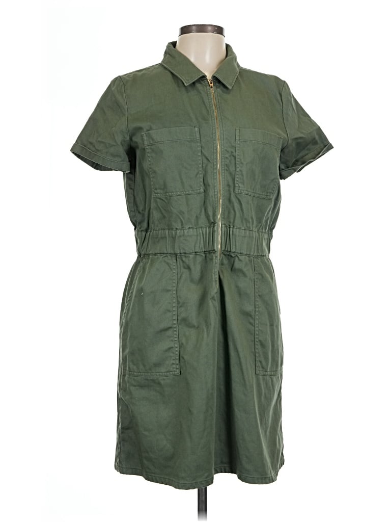 Pre-owned Jcrew Romper In Green