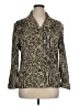 St. John Collection Animal Print Snake Print Gold Jacket Size 14 - photo 1