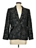 Tahari by ASL 100% Polyester Paisley Gray Blazer Size 8 Petite - photo 1