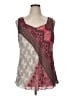 Nic + Zoe 100% Polyester Gray Tank Top Size 1X - photo 1