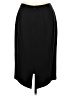 Talbots 100% Silk Solid Black Silk Skirt Size 10 - photo 2