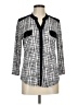 Diana Belle Houndstooth Silver 3/4 Sleeve Blouse Size M - photo 1