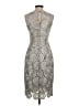 BHLDN Metallic Silver Cocktail Dress Size 4 - photo 2