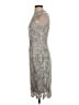 BHLDN Metallic Silver Cocktail Dress Size 4 - photo 5