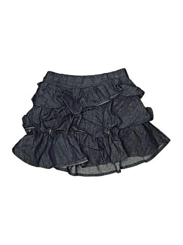 Ruffle Butts Denim Skirt (view 2)