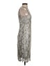 BHLDN Metallic Silver Cocktail Dress Size 4 - photo 4