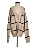OAK + FORT Plaid Tan Cardigan Size XS - photo 1