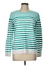 Tommy Bahama Stripes Teal Pullover Sweater Size L - photo 1
