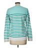 Tommy Bahama Stripes Teal Pullover Sweater Size L - photo 2