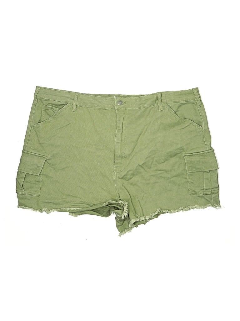 Pre-owned Tinsel Khaki Shorts In Green