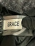 Grace Solid Black One Piece Swimsuit Size M - photo 3