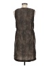 Angie 100% Polyester Animal Print Brown Tan Casual Dress Size M - photo 2