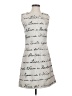 Sandro Ferrone Graphic Gray Casual Dress Size S (estimated) - photo 1
