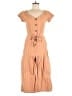 Derek Heart 100% Cotton Stripes Orange Jumpsuit Size M - photo 1