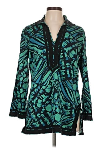 Dana Buchman Long Sleeve Blouse (view 1)