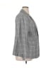 Ann Taylor LOFT Plaid Gray Blazer Size 16 - photo 4