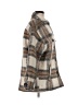 Zara Plaid Brown Coat Size M - photo 4