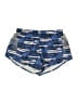 Oiselle 100% Polyester Print Blue Shorts Size 2 - photo 1