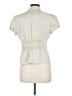 BCBGMAXAZRIA Ivory Short Sleeve Blouse Size M - photo 2