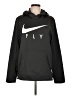 Nike 100% Polyester Black Gray Pullover Hoodie Size L - photo 1