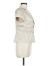 BCBGMAXAZRIA Ivory Short Sleeve Blouse Size M - photo 4