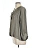 Zara Gray 3/4 Sleeve Blouse Size L - photo 5