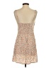 Row A 100% Polyester Floral Tan Casual Dress Size S - photo 2