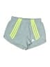 Adidas 100% Polyester Stripes Green Athletic Shorts Size XS - photo 1
