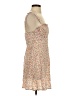 Row A 100% Polyester Floral Tan Casual Dress Size S - photo 4