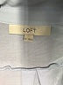 Ann Taylor LOFT 100% Polyester Gray Sleeveless Blouse Size XL - photo 7