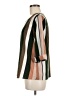 Unbranded 100% Polyester Stripes Brown Green 3/4 Sleeve Blouse Size M - photo 5