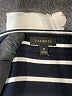 Talbots 100% Cotton Stripes Black Casual Dress Size M - photo 7