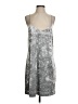 CeCe Metallic Silver Cocktail Dress Size 2 - photo 1