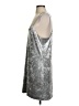 CeCe Metallic Silver Cocktail Dress Size 2 - photo 5