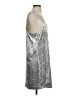 CeCe Metallic Silver Cocktail Dress Size 2 - photo 4