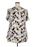 Assorted Brands Purple Short Sleeve Blouse Size 2X - photo 2