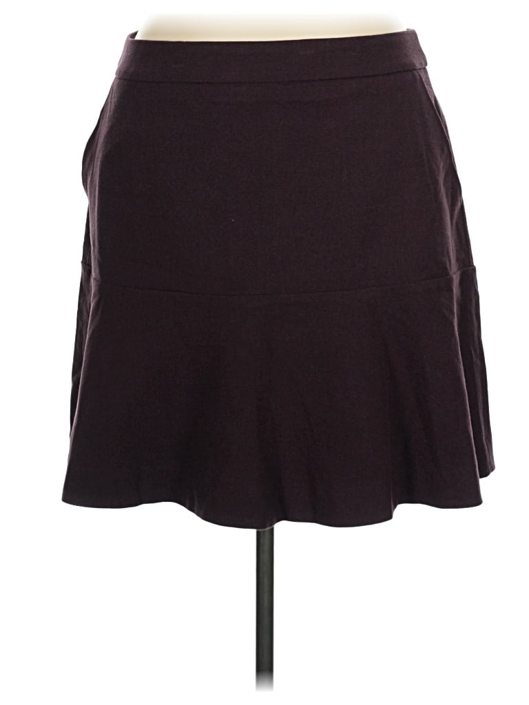 Pre-owned Cabi Casual Skirt In Burgundy