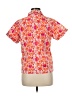 SZ Blockprints Print Orange Short Sleeve Blouse Size M - photo 2