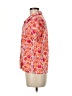SZ Blockprints Print Orange Short Sleeve Blouse Size M - photo 5